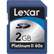 Lexar 2GB Platinum II 60x SD Card
