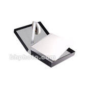 Archival Methods 9x12x2" Onyx Portfolio and Board Combo - White Lining with Bright White  Museum Board