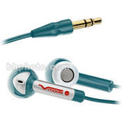 V-Moda BASS FREQ - Noise-Isolating Portable Stereo Earphones (Blue Steel)