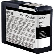 Epson UltraChrome K3, Photo Black Ink Cartridge for Stylus Pro 3800 Printer (80ml)