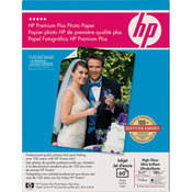 HP / Hewlett-Packard Premium Plus High-Gloss Photo Paper  (5x7", 60 Sheets)