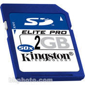Kingston 2GB Elite Pro 50x Secure Digital (SD) Memory Card