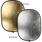 Bowens Oval Reflector Disc - 36x48" - Silver/Gold