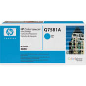 HP / Hewlett-Packard Color LaserJet Q7581A Cyan Print Cartridge