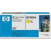 HP / Hewlett-Packard Color LaserJet Q7582A Yellow Print Cartridge