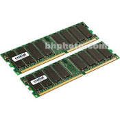 Crucial Technology 1GB (2x512MB) DIMM Memory Upgrade Kit for Desktop