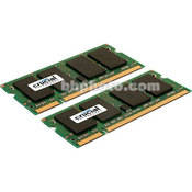 Crucial Technology 2GB (2x1GB) SO-DIMM Memory Upgrade Kit for Notebook