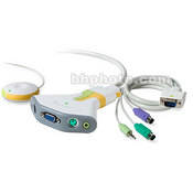 472890 Belkin Flip   2 Computer PS/2 KVM Switch with Audio Support