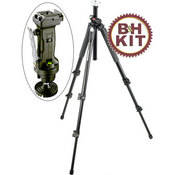 Manfrotto by Bogen Imaging 190XPROB Tripod Legs (Black) with 222 Grip Action Ballhead