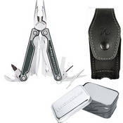 Leatherman Charge TTi (Titanium) with Leather Case and Gift Tin
