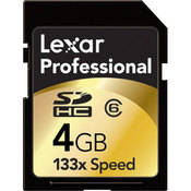 Lexar 4GB Professional 133x Secure Digital (SD) Card