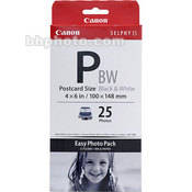 Canon EC-25BW  Postcard Size Black & White Easy Photo Pack