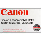 Canon Fine Art Enhance Velvet Paper (Matte, 225gsm) - 13x19" - 25 Sheets
