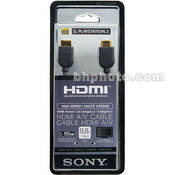 Sony DLC-HD30P High Speed HDMI Male to HDMI Male Cable, Black - 9.8
