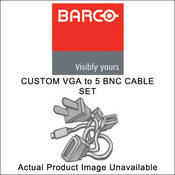 Barco CUSTOM VGA to 5 BNC CABLE SET