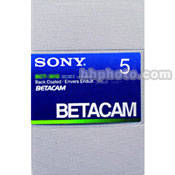 Sony BCT-5G Five Minute Betacam Oxide Cassette