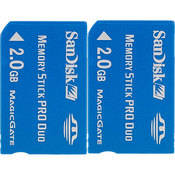 Sandisk 2GB Memory Stick PRO Duo (2-Pack)