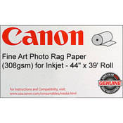 Canon Fine Art Photo Rag Paper (308gsm) for Inkjet - 44" x 39