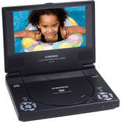 Audiovox D1718 7" 16:9 Portable DVD Player Package