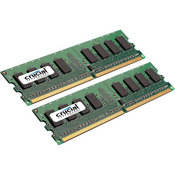 Crucial Technology 1GB (2x512MB) PC2-5300 ECC Registered DDR2 DIMM Upgrade Kit for Desktop