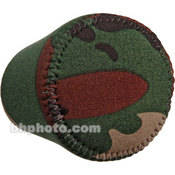 LensCoat Small Hoodie Lens Hood Cover for 3.25 to 3.75" Diameter (Forest Green Camo)