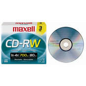 Maxell CD-RW 1-4x Rewritable Disc (3)