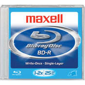 Maxell BD-R Blu-ray Recordable Disc in Jewel Case