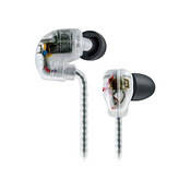 Shure SCL5 - Fones de Ouvido Est�reo Profissionais com Isolamento Sonoro (Transparente)
