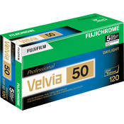 Fujifilm RVP 120 Fujichrome Velvia 50 Professional Color Slide Film (ISO-50)