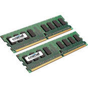Crucial Technology 4GB (2x2GB) PC2-5300 ECC Registered DDR2 DIMM Upgrade Kit for Desktop