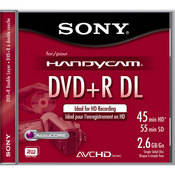 Sony 8.0cm DVD +R Double Layer Disc in Jewel Case