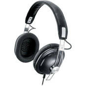 Panasonic RP-HTX7-K Around-Ear Stereo Headphones (Black)