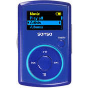 SanDisk Sansa Clip 2GB MP3 Player (Blue)