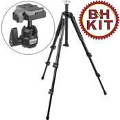 Manfrotto by Bogen Imaging 055XB Tripod Legs (Black) with 484RC2 Mini Ballhead