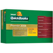 Intuit QuickBooks Premier Install-One Edition 2008 Software for Windows