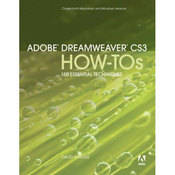 Pearson Education Adobe Dreamweaver CS3 How-Tos by David Karlins