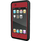 iSkin touch Case - for Apple iPod touch 8.0 or 16GB Portable Media Player (Diablo - Black and Red)