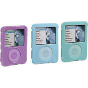 iSkin Duo Case- for iPod nano 3rd Generation, Pack of 3 (Pastel Pack - Purple, Green, Blue)