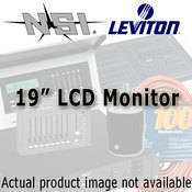 NSI / Leviton LCD Flat Screen Monitor - 15" (Charcoal Grey) (120VAC)