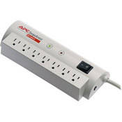APC NET7T 7-Outlet Surge Protector with Phone Line Protection