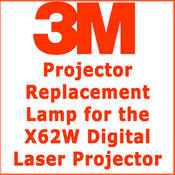 3M Projector Replacement Lamp for the X62W Digital Laser Projector