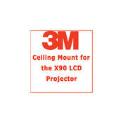 3M Ceiling Mount for the X90 LCD Projector