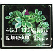 Kingston 4GB CompactFlash Elite Pro Memory Card $24.95 AR