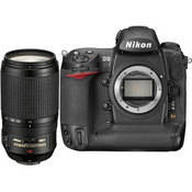 Nikon D3 SLR Digital Camera Kit with Nikkor 70-300mm IF-ED AF-S VR Lens