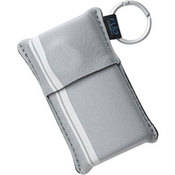Flip Video Flip Video Soft Pouch (Silver with White Racing Stripe)