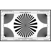 DSC Labs Backfocus Maxi Focus Pattern Chart with Resolution