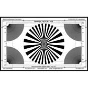 DSC Labs Backfocus Junior Focus Pattern Chart with Resolution