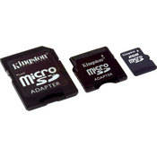 Kingston Cart�o microSD de 2GB com Dois Adaptadores  