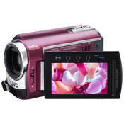 JVC GZ-MG330R Everio Hybrid Camcorder (Red)
