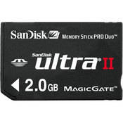 SanDisk 2GB Ultra II Memory Stick PRO Duo